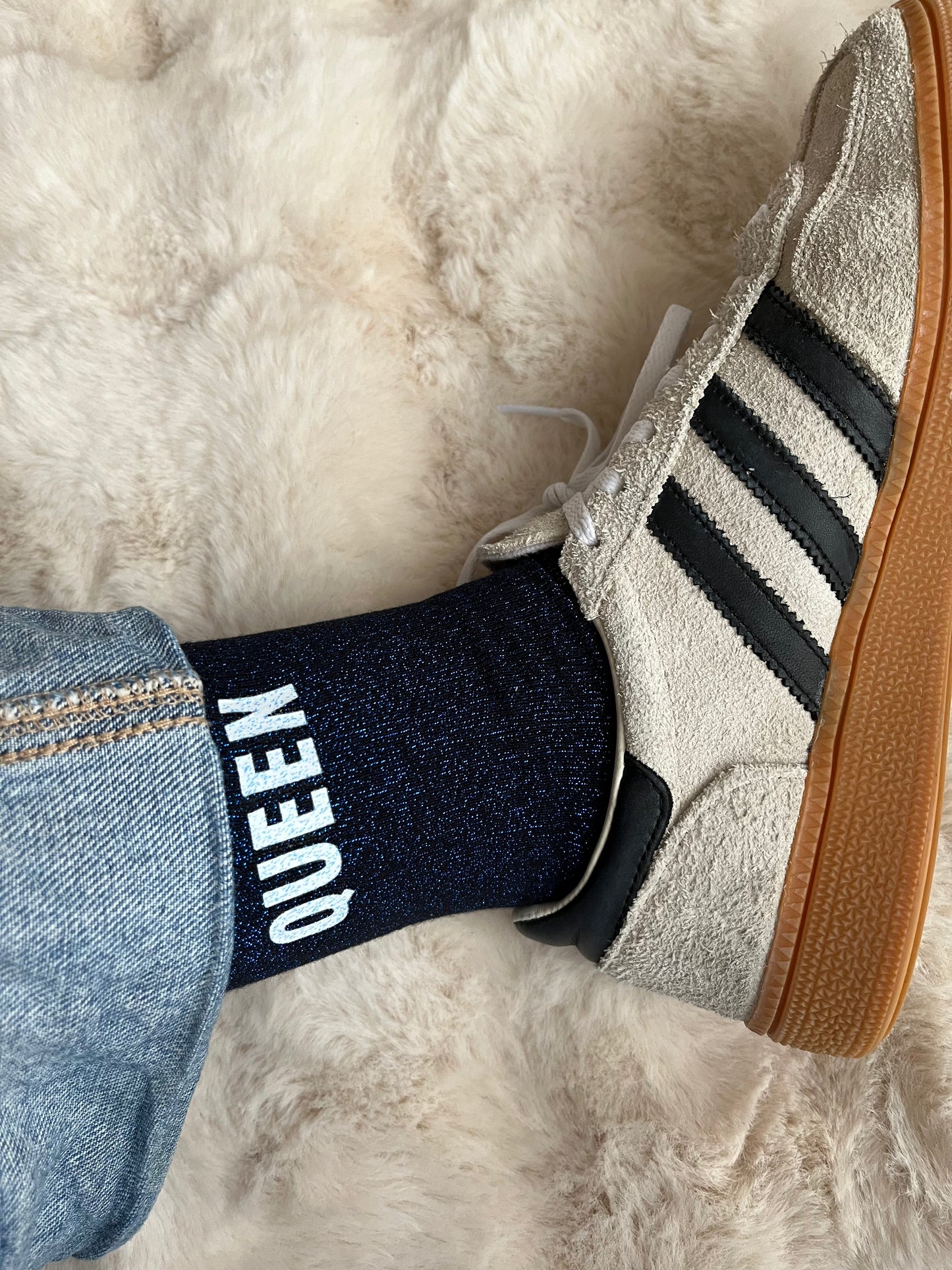 Précommande de chaussettes à paillettes " QUEEN "