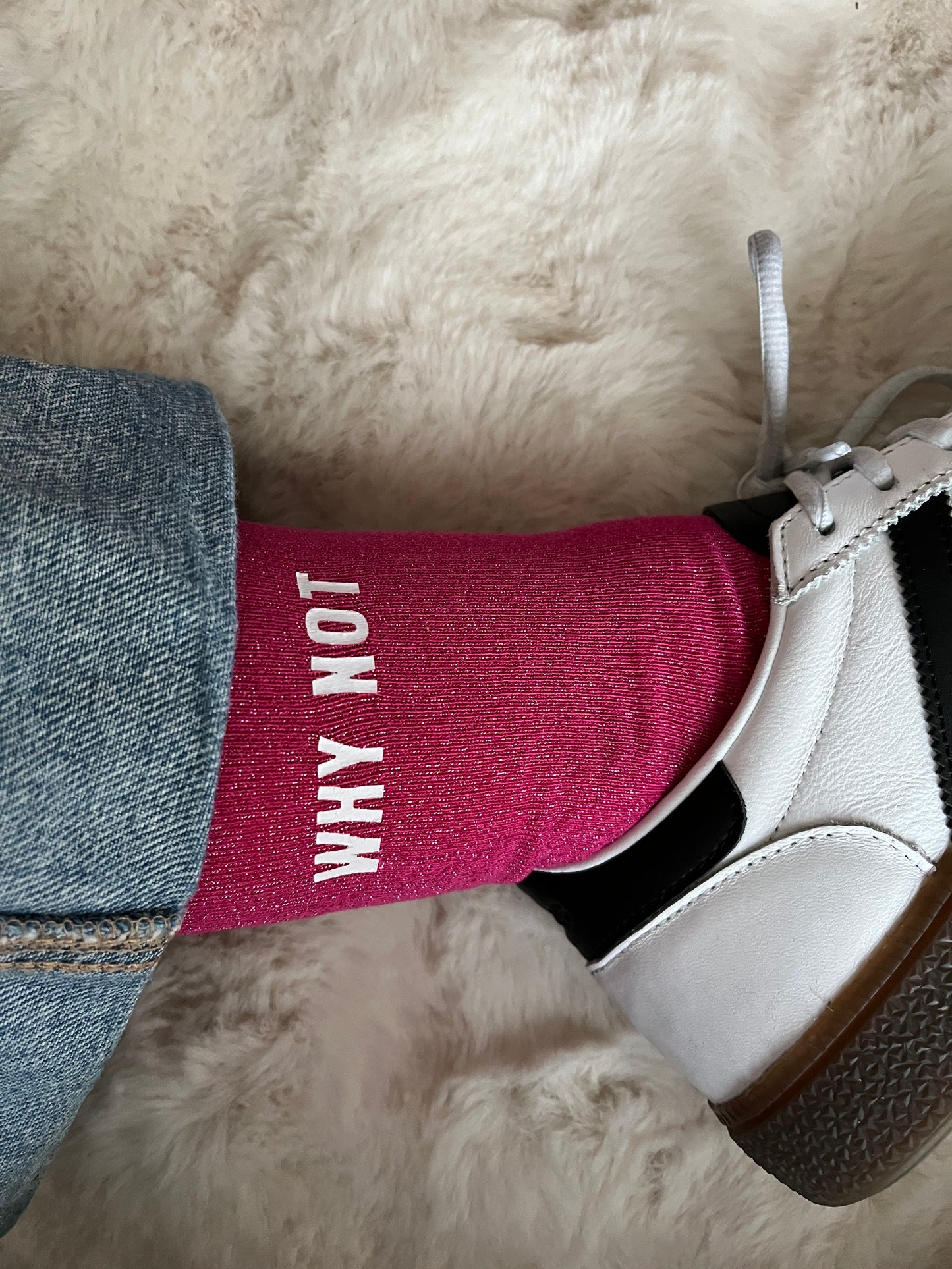 Chaussettes à paillettes " WHY NOT "