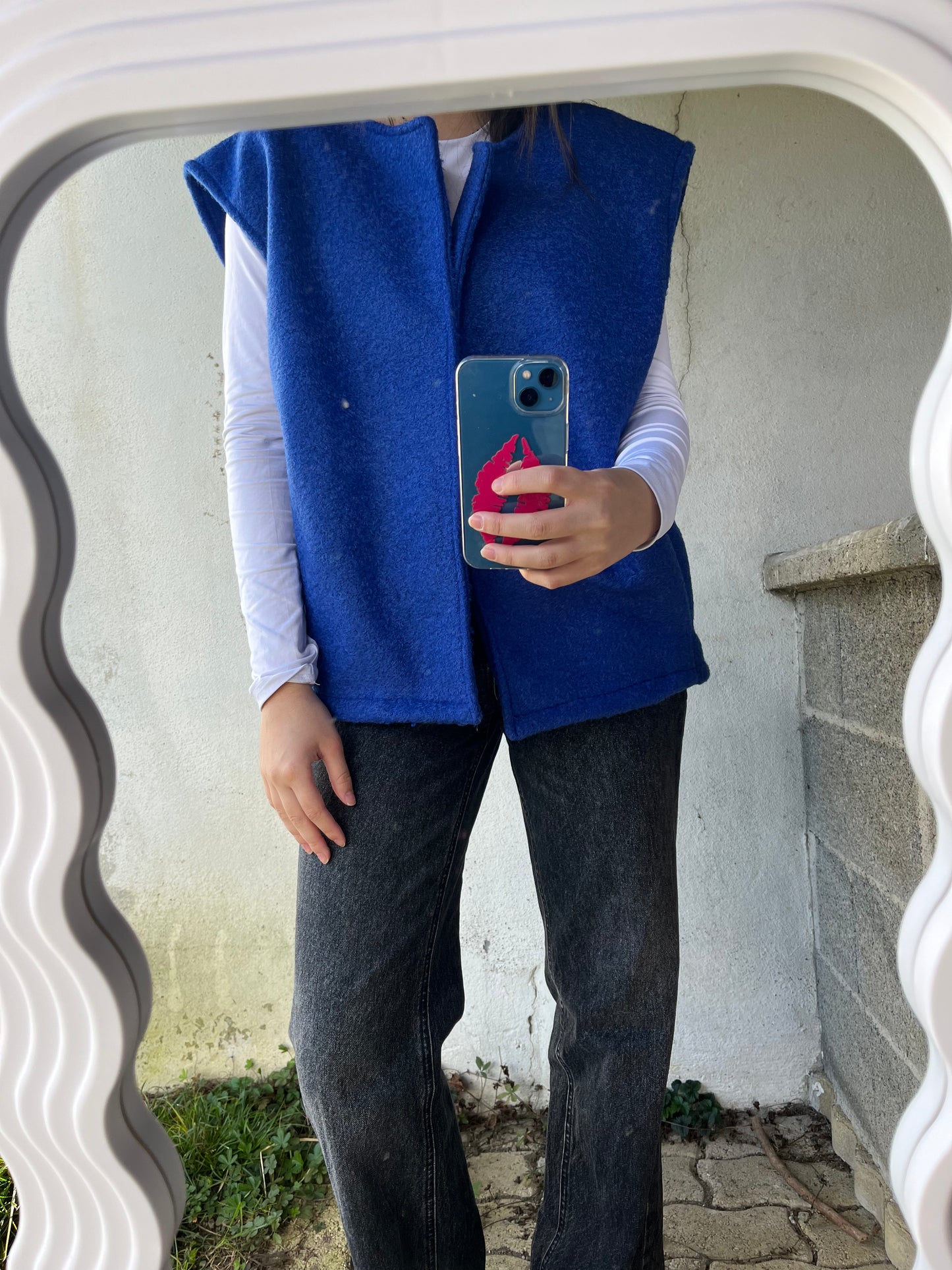 Gilet LILA bleu électrique