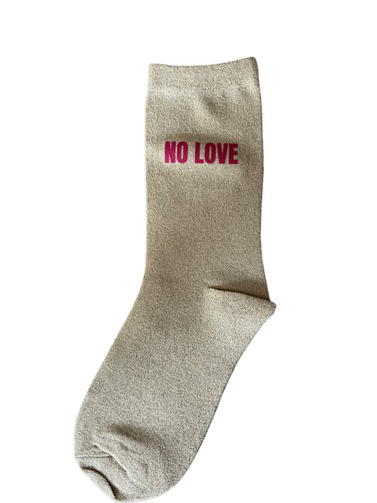 Chaussettes pailletées doré