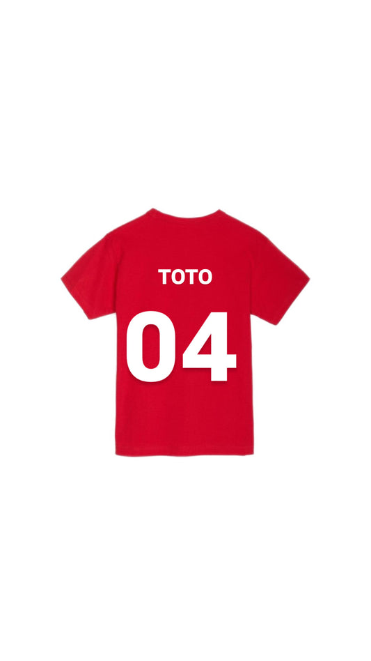 T-shirt " TOTO " rouge