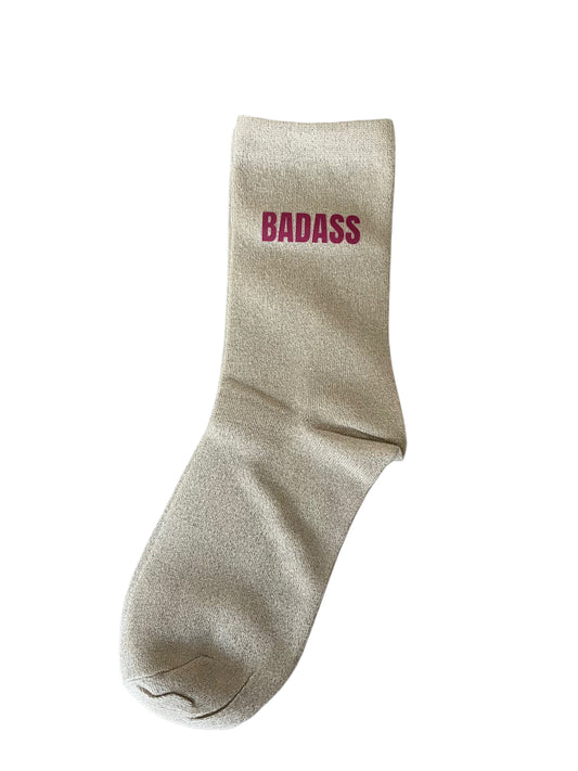 Précommande chaussettes à paillettes " BADASS "