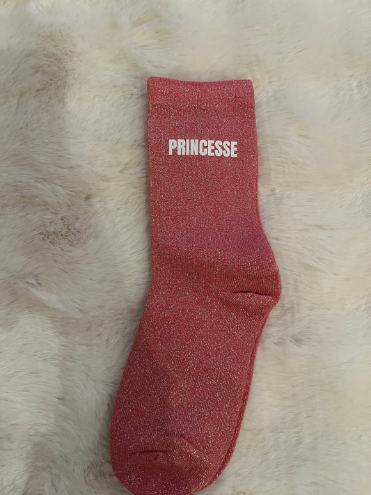 Précommande Chaussettes à paillettes " PRINCESSE "