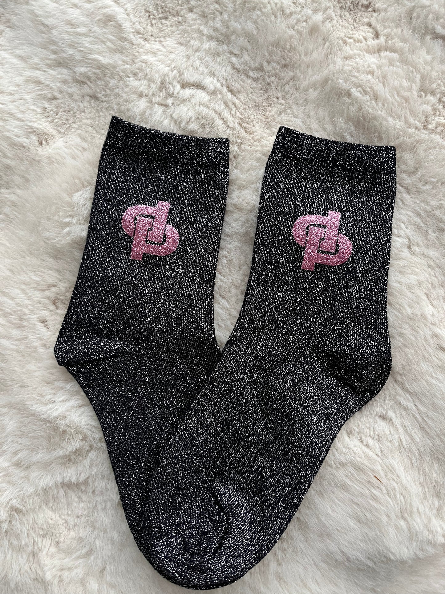 Chaussettes à pailletes " DP "