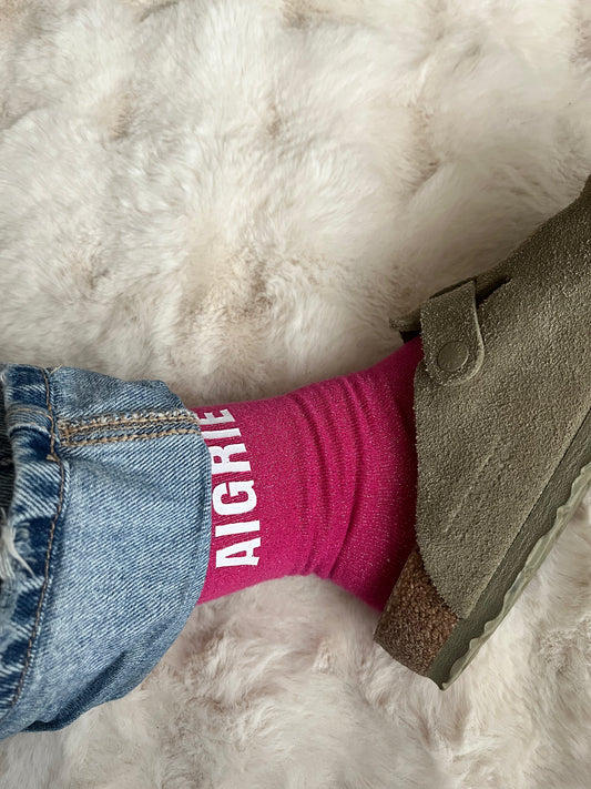 PRéCOMMANDE Chaussettes à paillettes " AIGRIE "