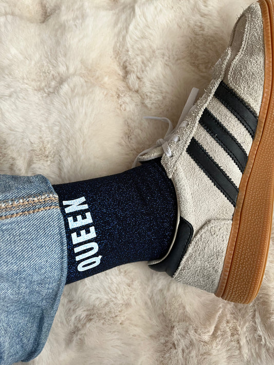 Précommande de chaussettes à paillettes " QUEEN "