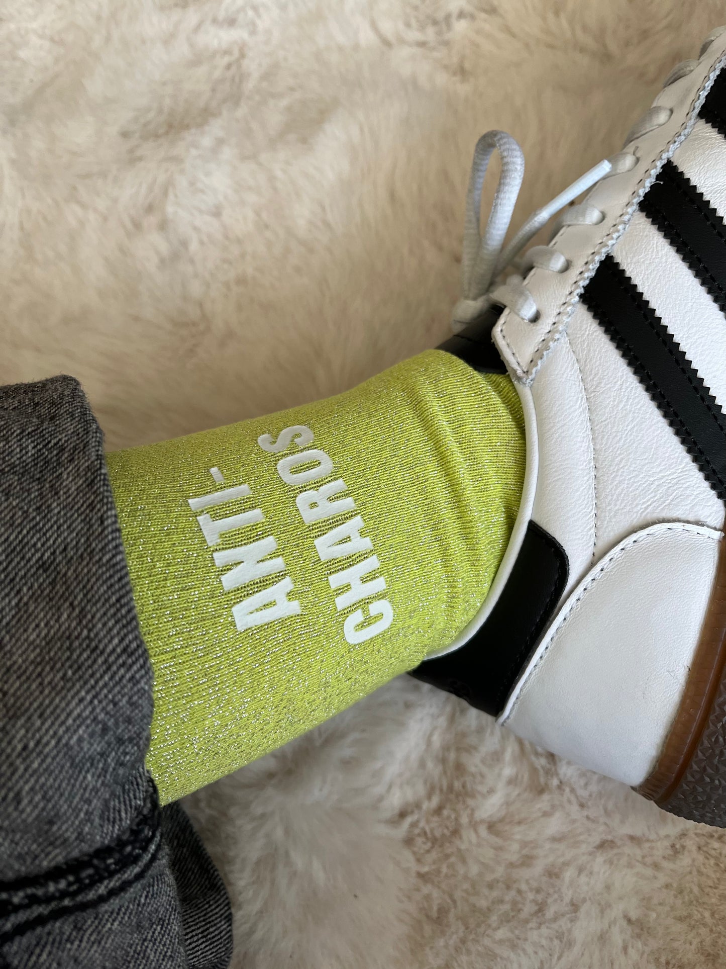 Chaussettes à paillettes " ANTI-CHAROS "