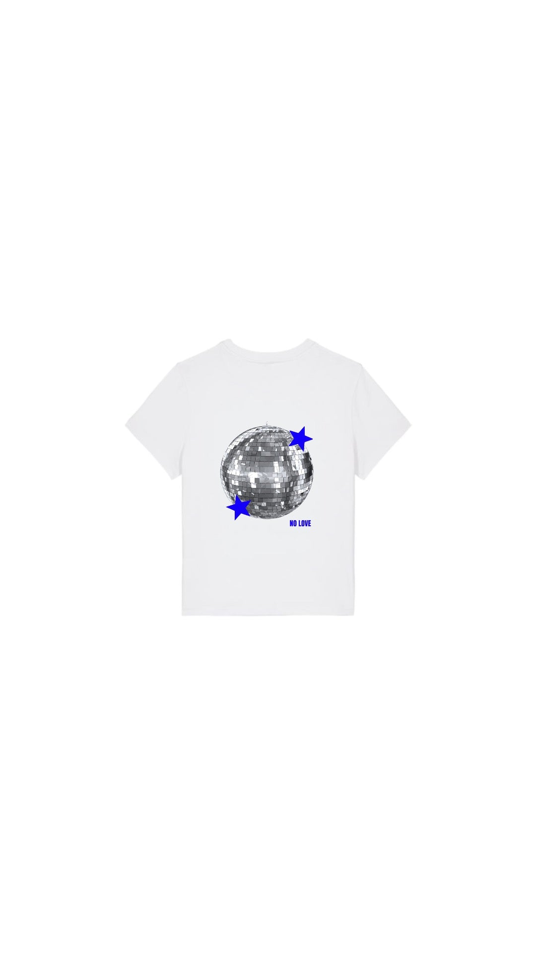 Le t-shirt disco bleu