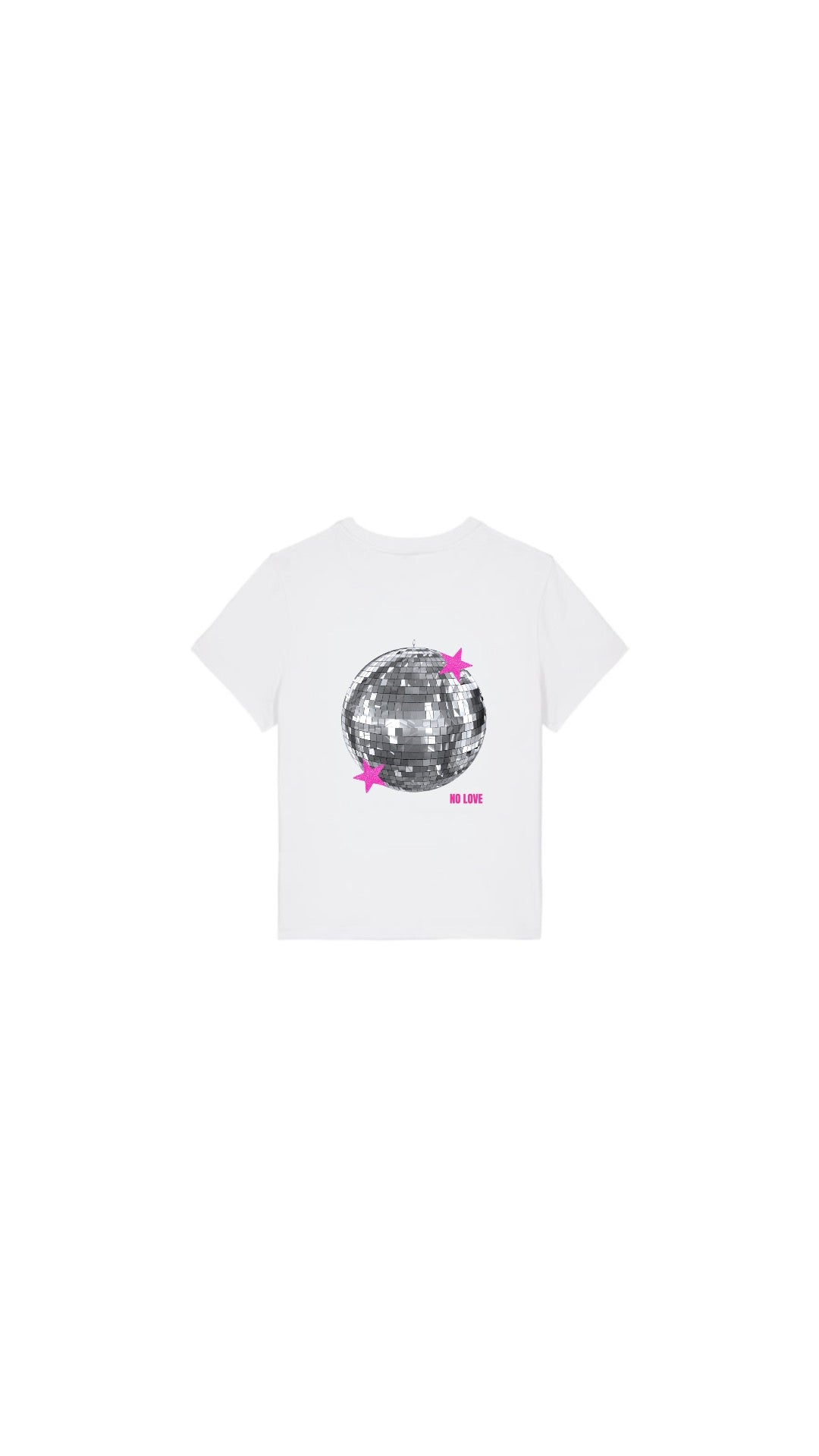 T shirt disco léopard rose