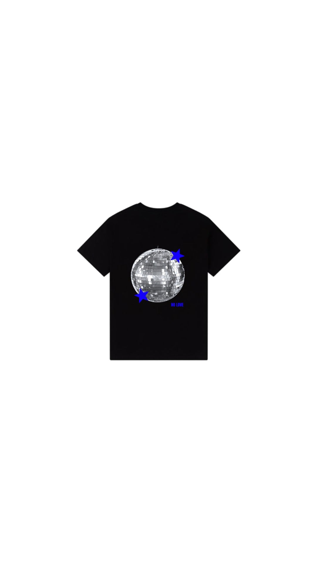 Le t-shirt disco bleu
