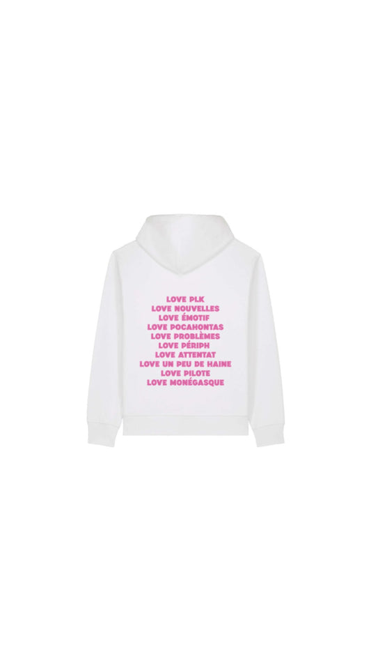 SWEAT " LOVE PLK " avec PERSONNALISATION POLAK 92