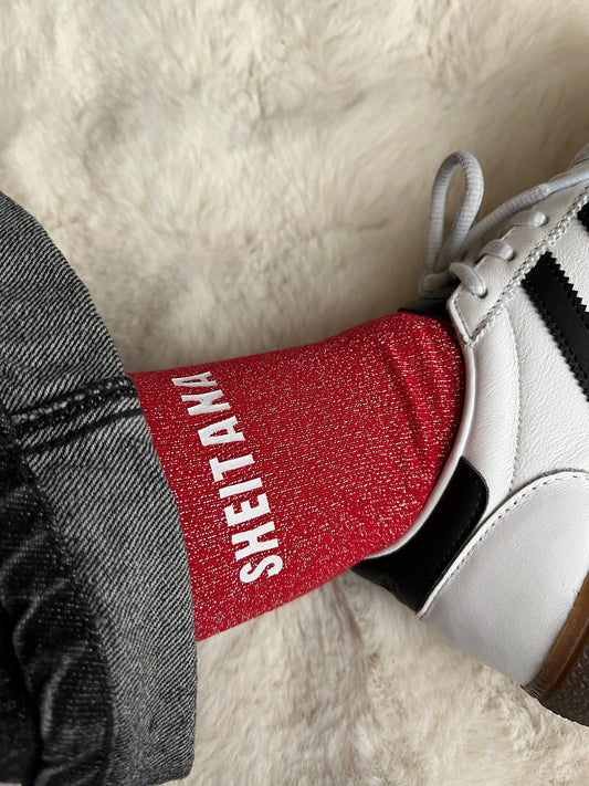 Chaussettes à paillettes " SHEITANA "