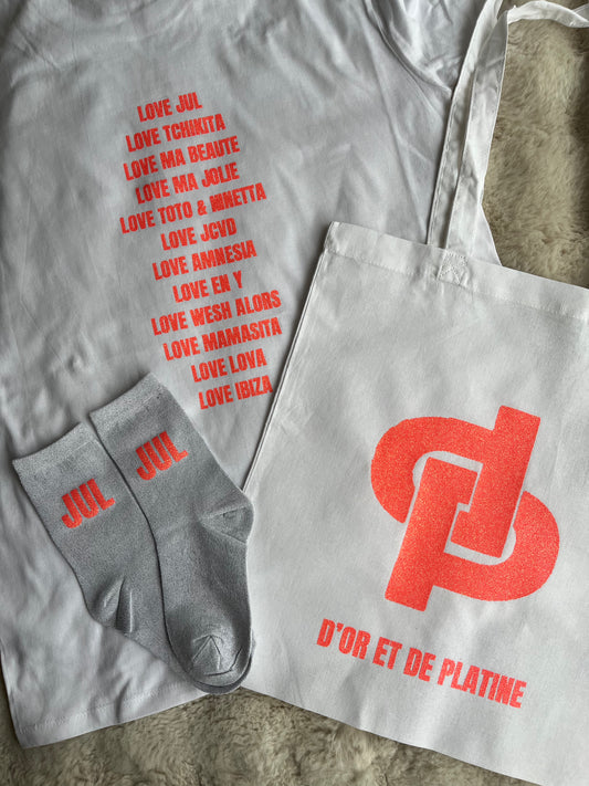 PACK JUL ORANGE PAILLETE