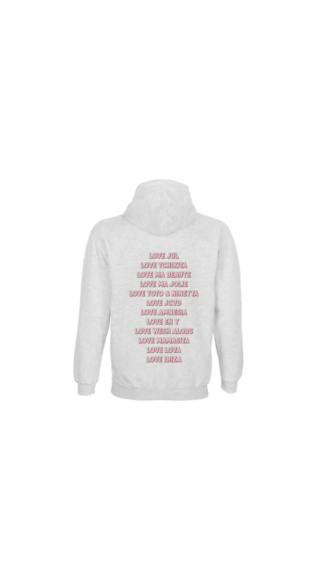 Sweat LOVE JUL GRIS rose