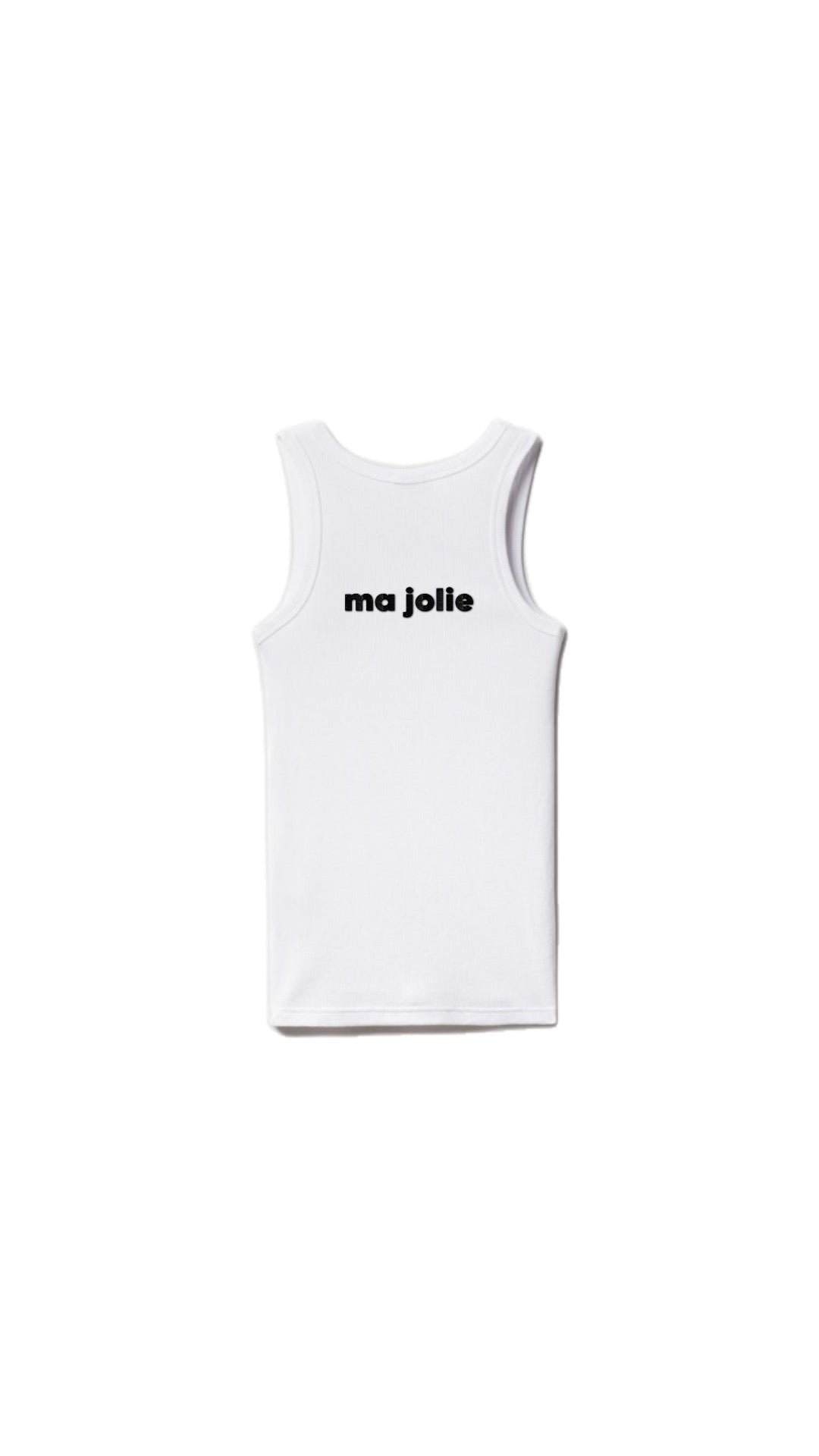 Débardeur MA JOLIE noir argenté