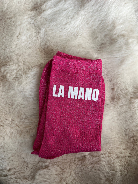 Chaussettes à paillettes " LA MANO "